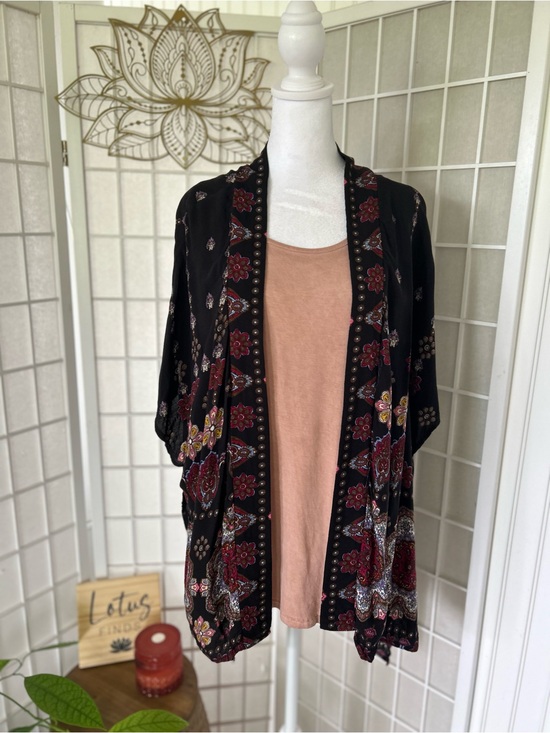 Filly Flair Other - Filly Flair Boho Kimono & Lace Back Tunic Tank 2-Piece Bundle
